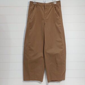 We The Free Women's 12 Rylee Chino Wide Leg Crop Pant Brown Free People